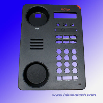 Avaya 1403 Top Cover, w/ overlay, desi, display sheet and red lens